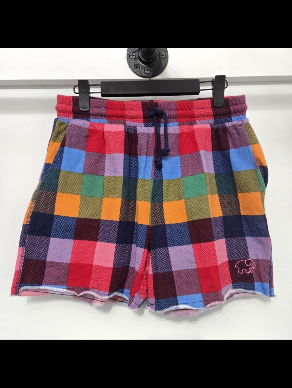 Ivory Ella Size SMALL colorblock Lounge Comfort Shorts